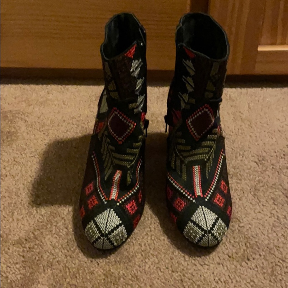 Rampage Faux Crochet Boot